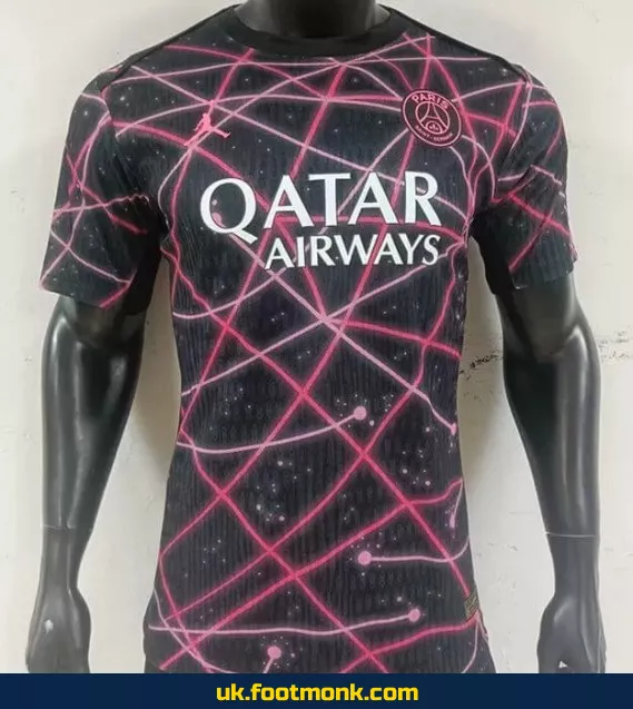 PSG Jordan 2025 2026 concept black jersey.