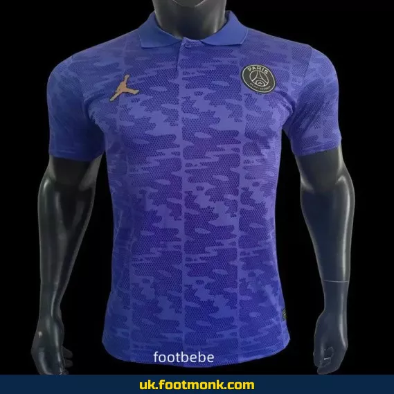 PSG Jordan 2025 Match Jersey Violet Polo.