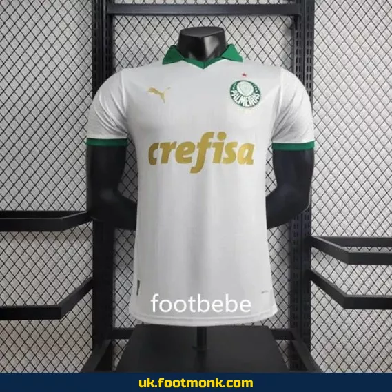 Away White Palmeiras Match Jersey 2024 2025.