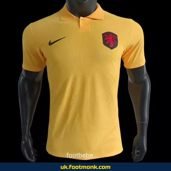 Match jersey Netherlands 2025 yellow polo.