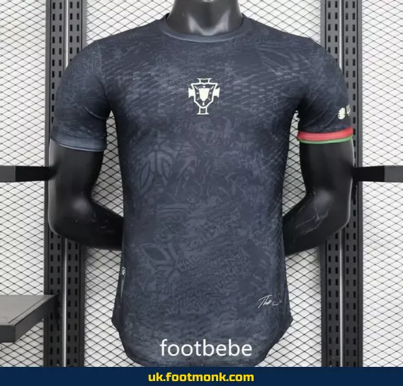 Portugal Match Jersey 2023 2024 THE SIU black.