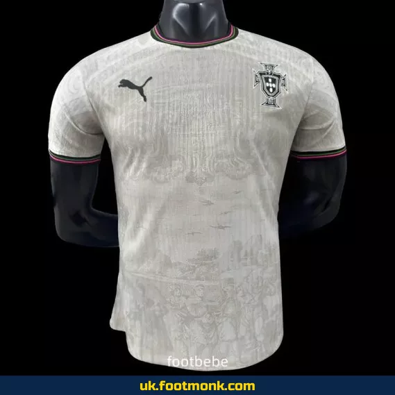 Portugal Match Jersey 2025 2026 concept version White.