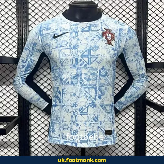 Portugal Euro 2024 away long sleeve match jersey.