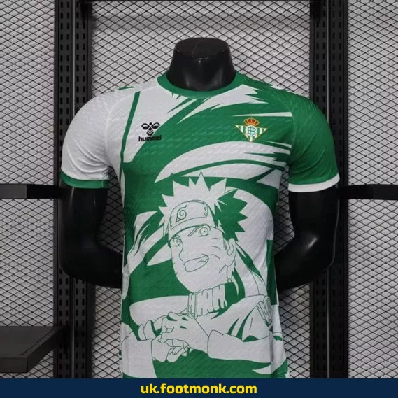 Real Betis Match Jersey 2025 2026 Naruto Shippuden.