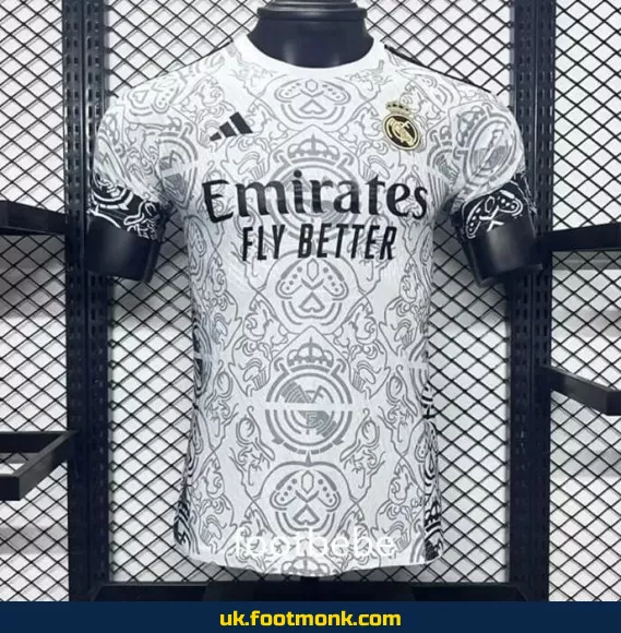 Real Madrid 2024 2025 Home Special Edition White Jersey.
