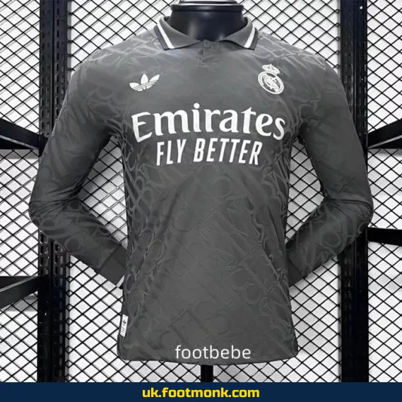 Real Madrid 2024-2025 Third Long Sleeve Match Jersey.
