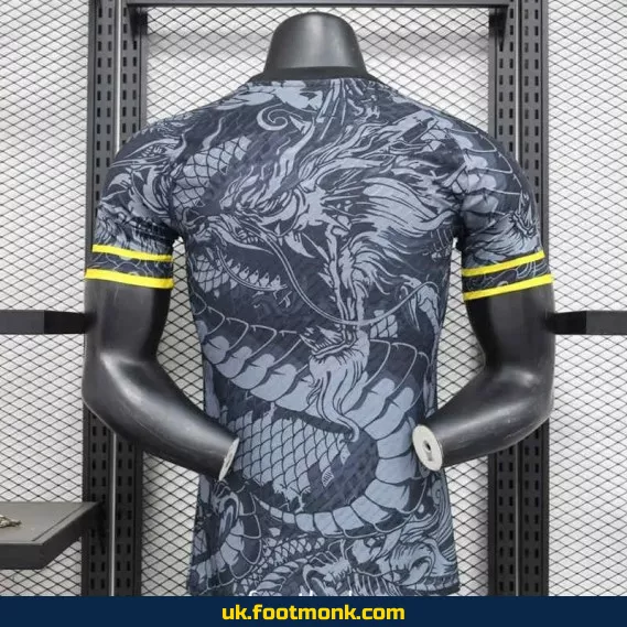 Real Madrid 2024 2025 match jersey dragon gray.