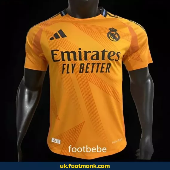 Match jersey Real Madrid 2024 2025 orange.