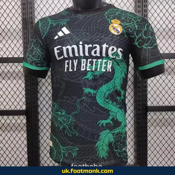 Real Madrid 2025-2026 Match Jersey Green Dragon.