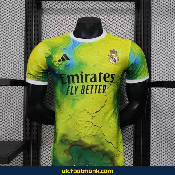 Real Madrid 2025-2026 Special Edition Yellow Match Jersey.