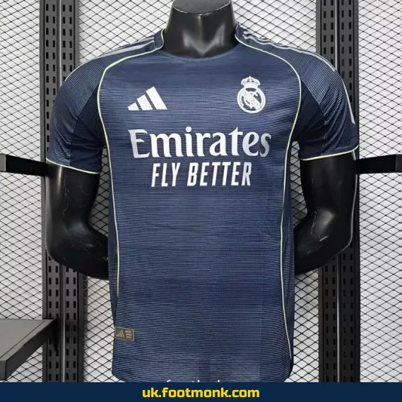 Away Match Jersey Real Madrid 2025 2026.