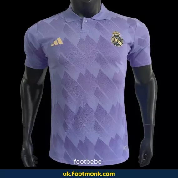 Real Madrid 2025 Match Jersey Violet Polo.
