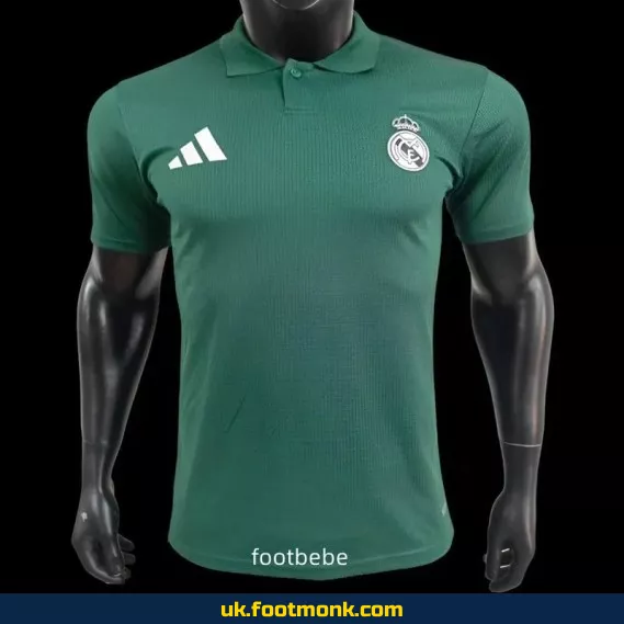 Real Madrid 2025 Match Polo Shirt green.