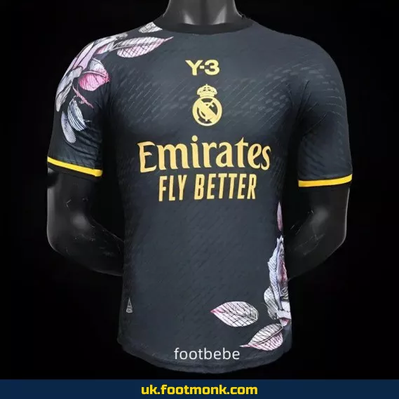 Match Jersey Real Madrid Y3 2024 2025 black.