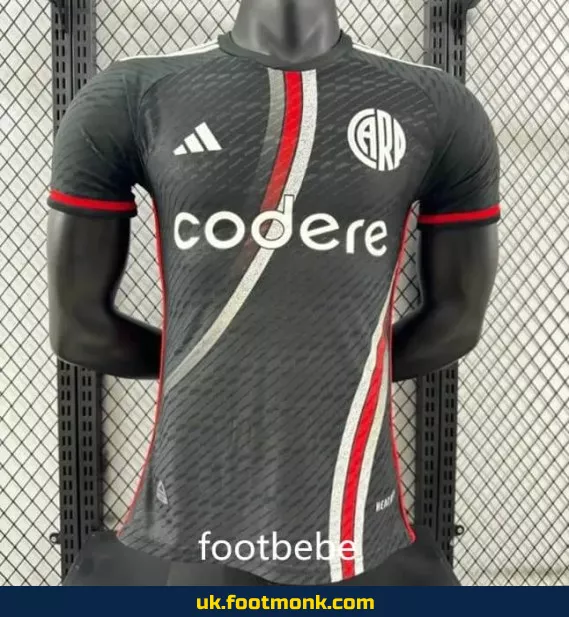 Match Jersey River Plate 2024 2025 Third black.