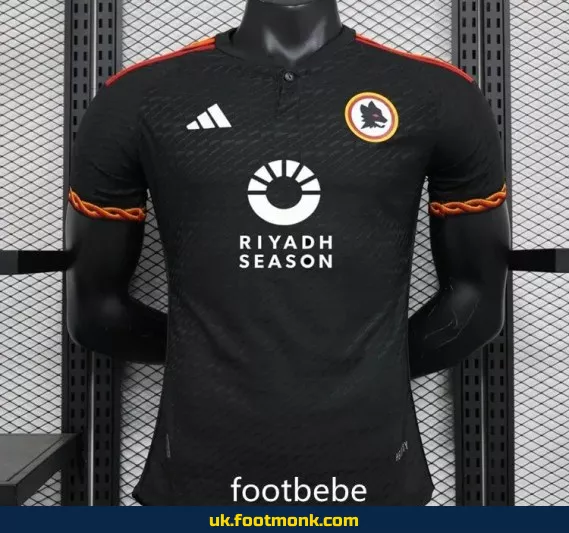 Rome Match Jersey 2023 2024 Third black.