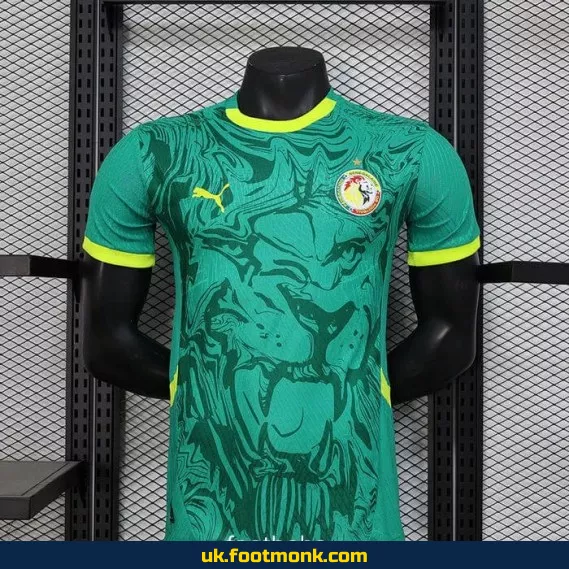Away green Senegal jersey 2024 2025.