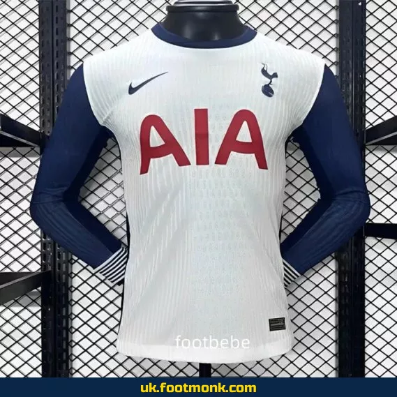 Home long-sleeved Tottenham match jersey 2024 2025.