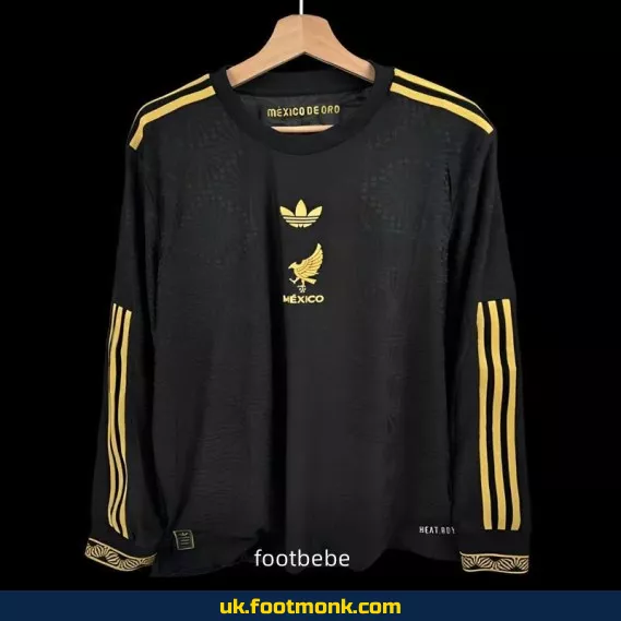 Mexico jersey 2025 2026 black long sleeves.