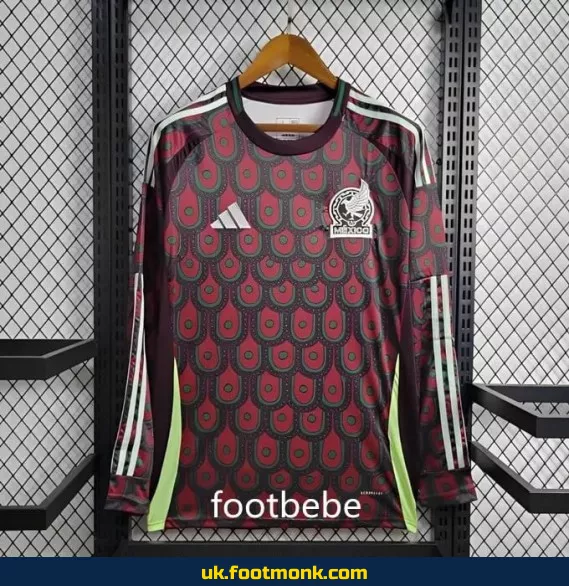 Mexico 2024 Copa America home jersey long sleeves.