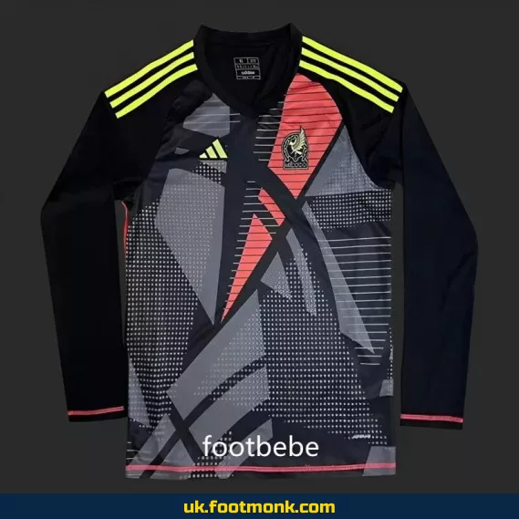 Mexico jersey 2024 Copa America long sleeves black.