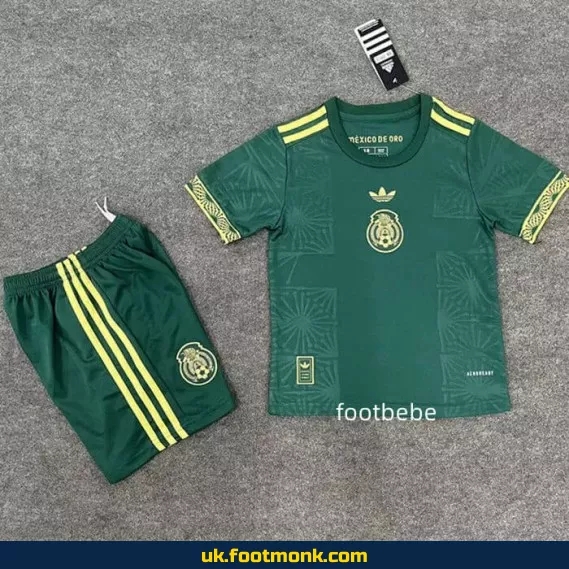 Mexico jersey kids 2025 2026 green B.