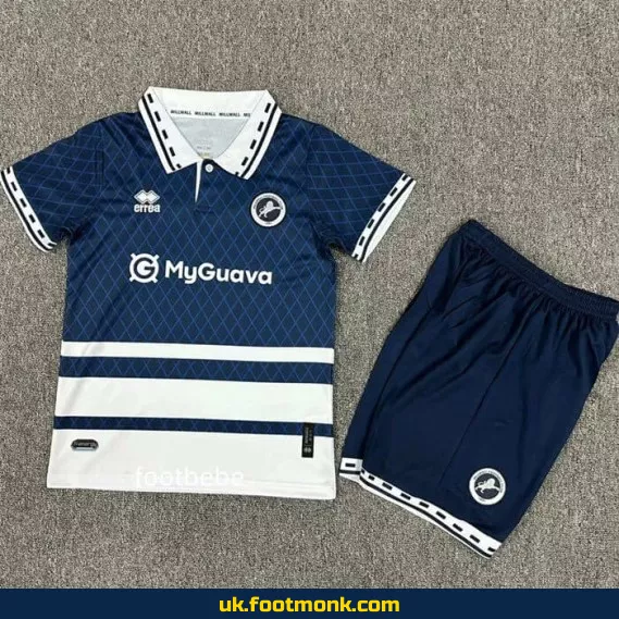 Millwall Kids Home Jersey 2024 2025.
