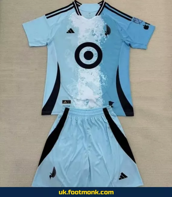 Minnesota United away jersey for kids 2025-2026.