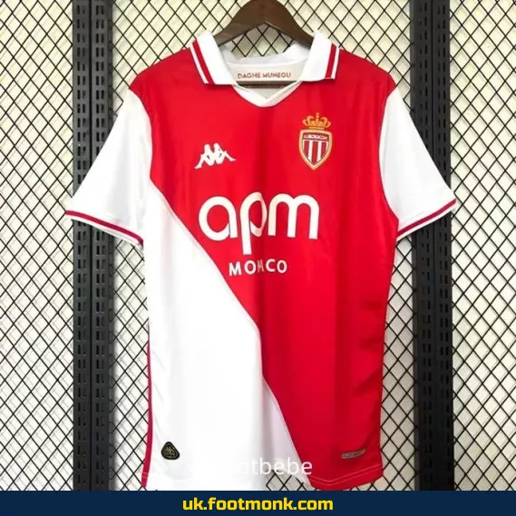 Monaco home jersey 2024 2025.