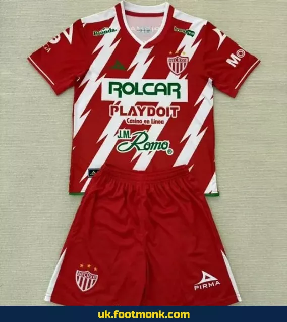 Necaxa home jersey for kids 2024-2025.