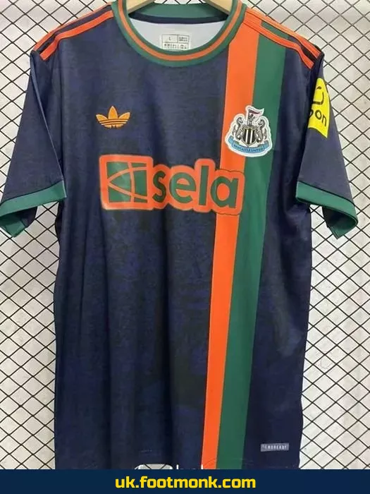 Newcastle United 2025-2026 retro edition jersey.