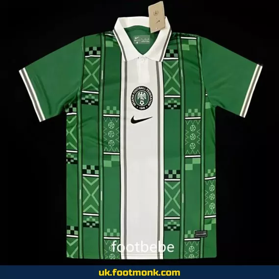 Nigeria 2024 green jersey.