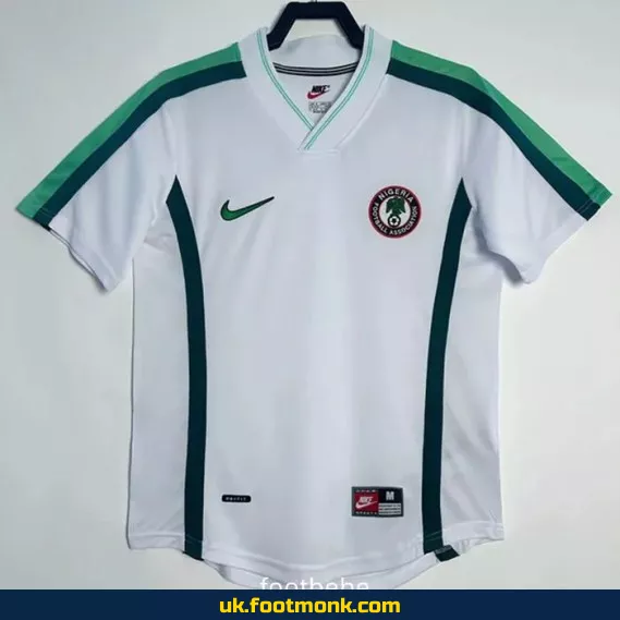 Nigeria 1998 vintage away white jersey.
