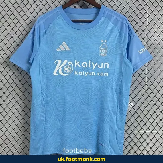 Nottingham Forest 2024-2025 third jersey blue.