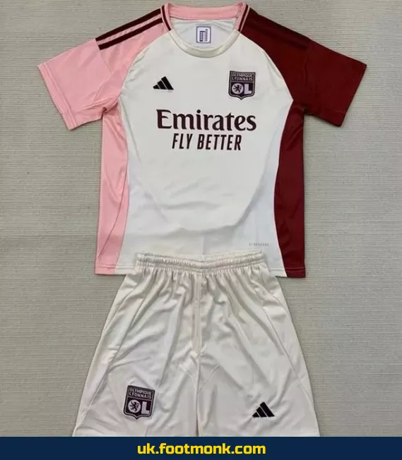 Olympic Lyon Kids 2024 2025 Third Jersey.