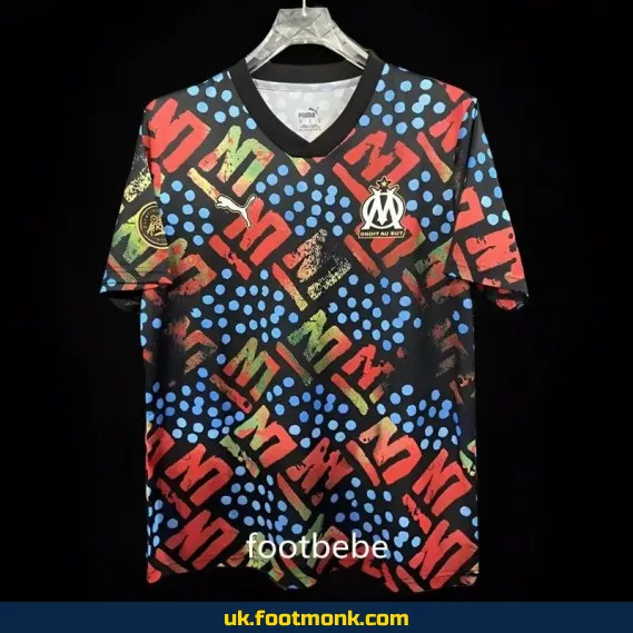 Olympic Marseille jersey 2024 2025 Africa 13 black.