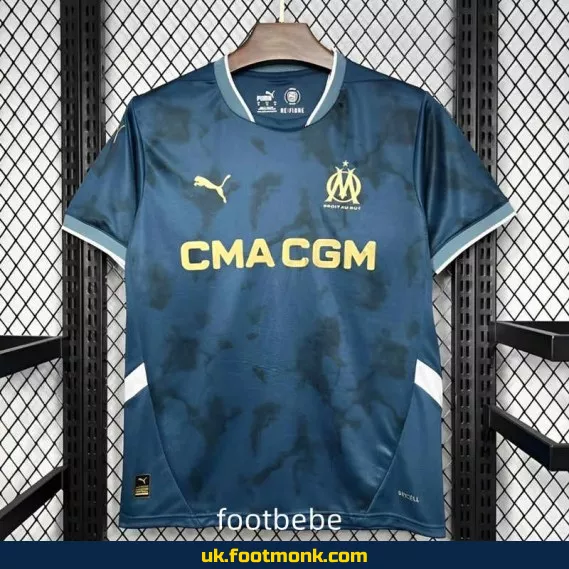 Olympic Marseille jersey 2024 2025 blue.