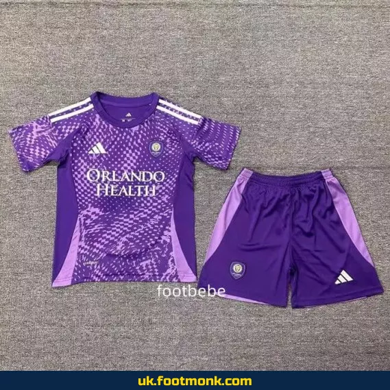 Orlando City Kids Home Jersey 2025 2026.