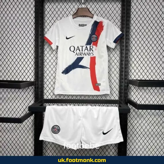 PSG Child Jersey 2024 2025 White.