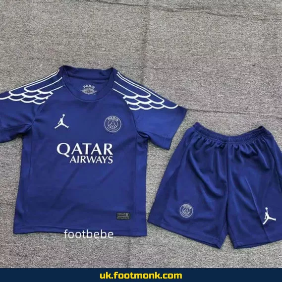 PSG kids' jersey 2024-2025 blue.