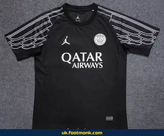 PSG Jordan 2025 black jersey.