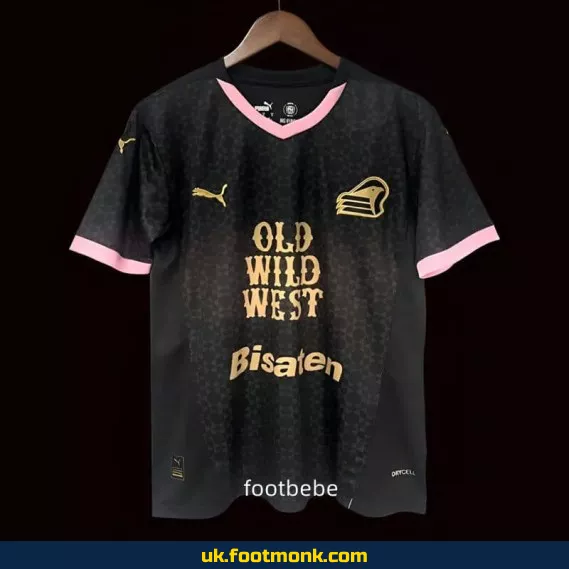 Palermo 2024 2025 away black jersey.