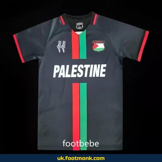 Palestine jersey 2023 2024 black.