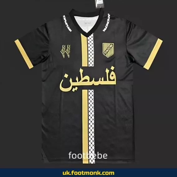 Palestine jersey 2024 2025 black.