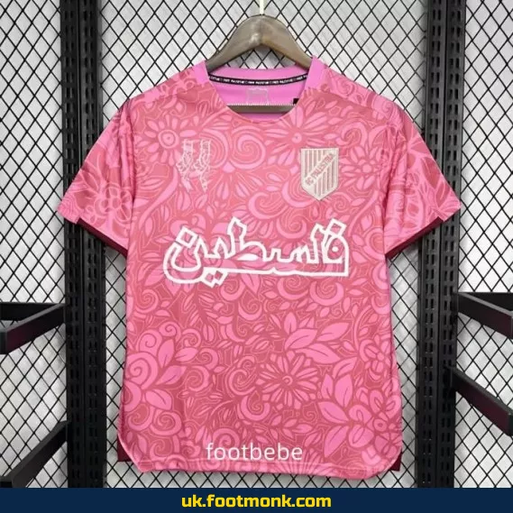 Palestine jersey 2024 2025 pink.