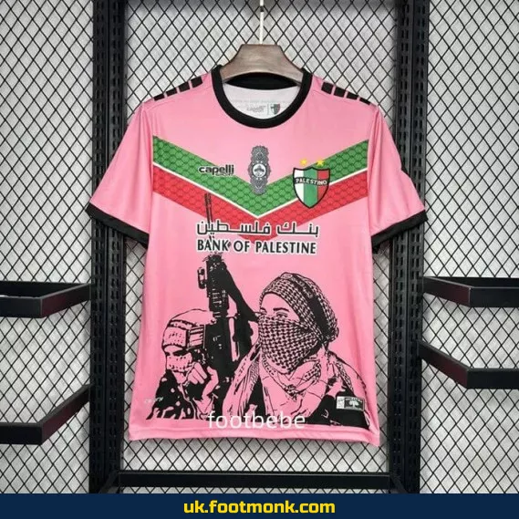 Palestino 2024-2025 pink special edition jersey.