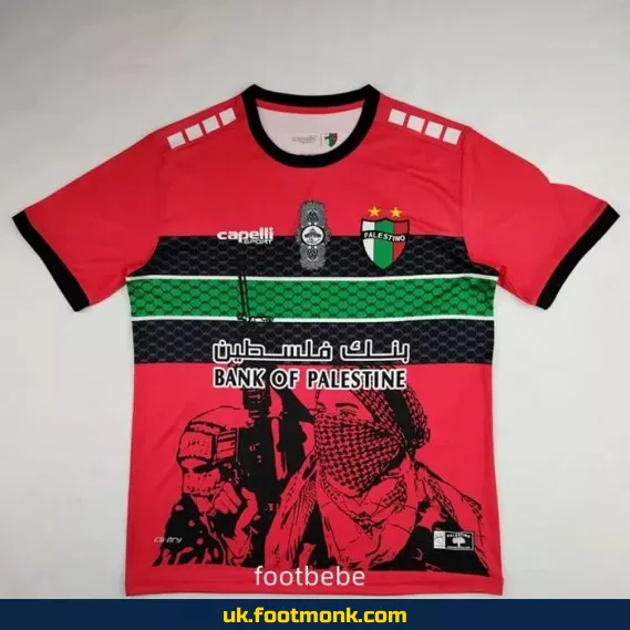 Palestino jersey 2024 2025 red.