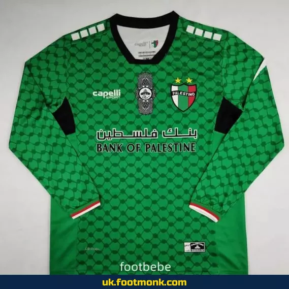 Palestino jersey 2024 2025 green long sleeves.