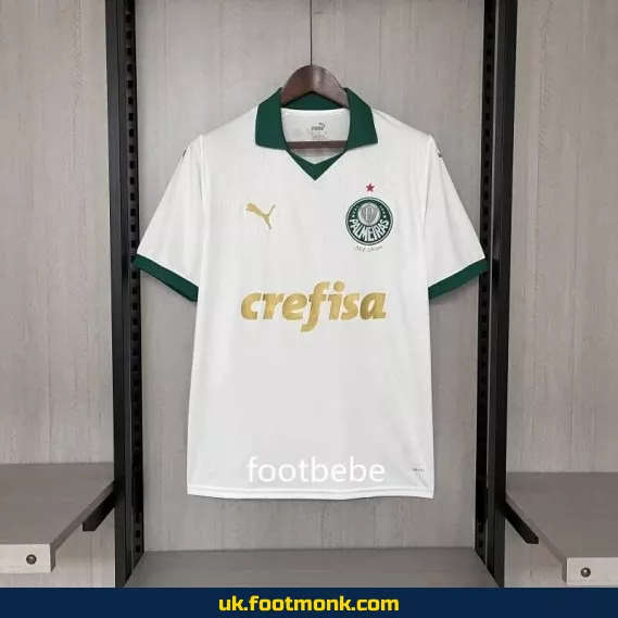 Palmeiras 2024 2025 away white jersey.