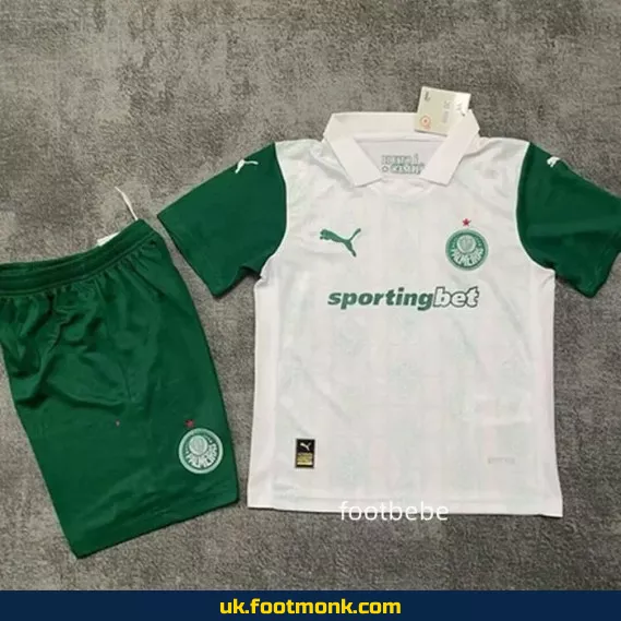 Palmeiras Kids Jersey 2025 2026 White.